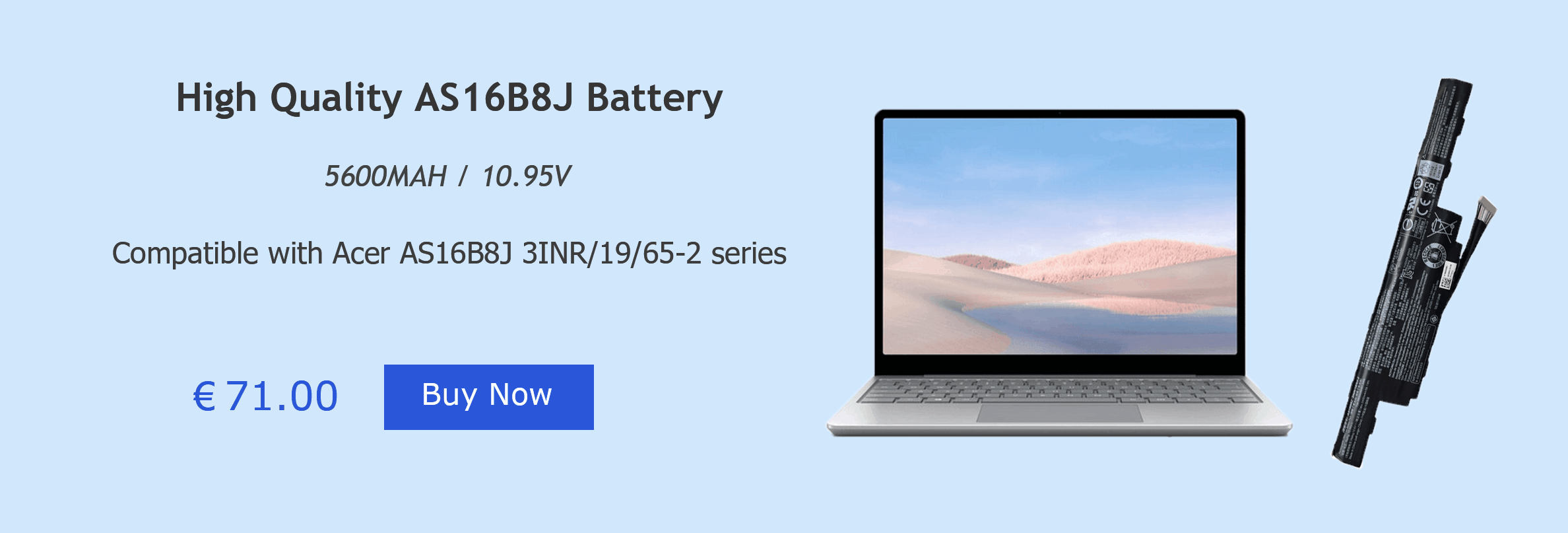 ACER AS16B8J Replace Battery